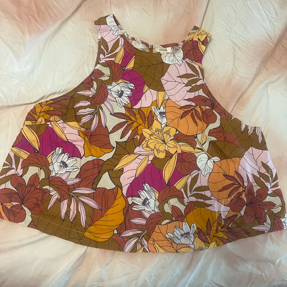 a.n.a. Multicolor Floral Blouse